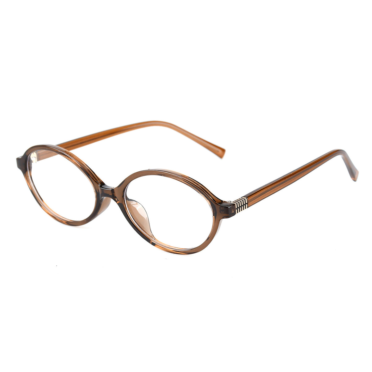 Aelia Transparent Brown silmälasikehykset