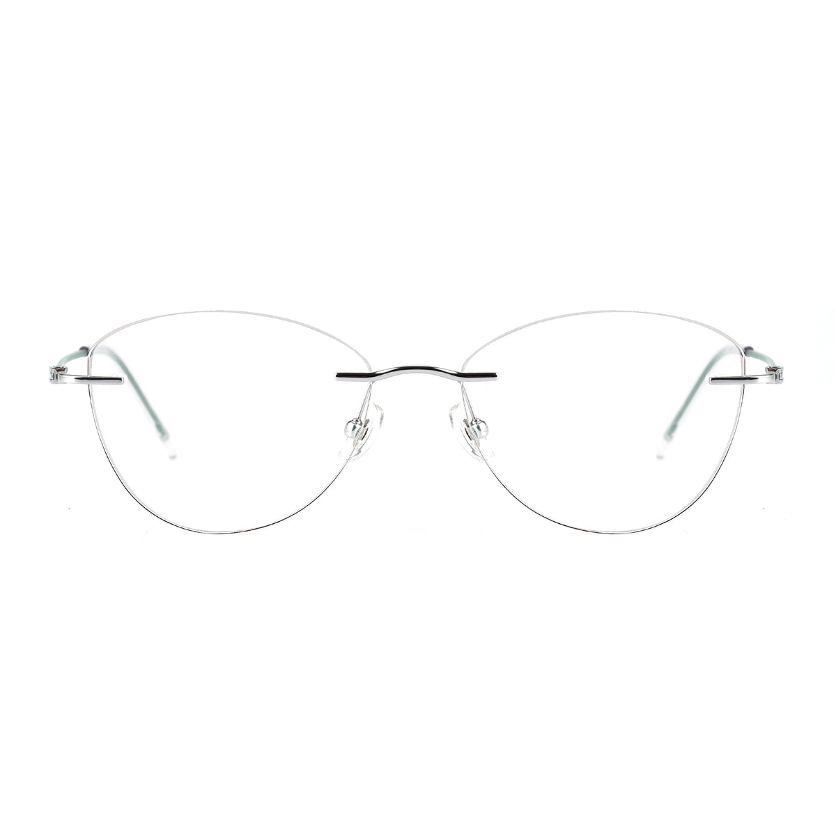 Aria Silver Green silmälasikehykset