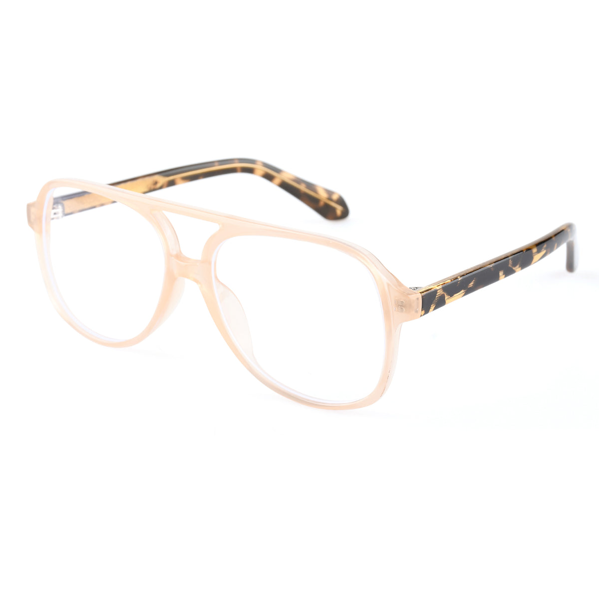 Ruchbah Transparent Beige silmälasikehykset